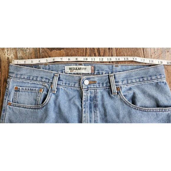 Levi's 505 Jeans Men's 38X32 Regular Fit Straight Leg Med/light Wash #005054891 - Picture 5 of 11